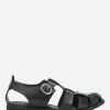 Outlet - Lexikon 536 in Nero Ignis Women Sandals