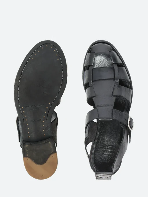 Outlet - Lexikon 536 in Nero Ignis Women Sandals
