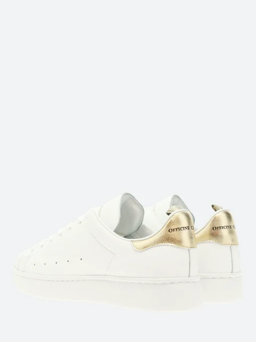 Online - Mower 100 in Bianco and Oro Women Sneakers