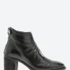 Clearance - Sarah 001 Zipped Ankle Boots in Nero Ignis Women Overalls & Jumpsuits | Heels