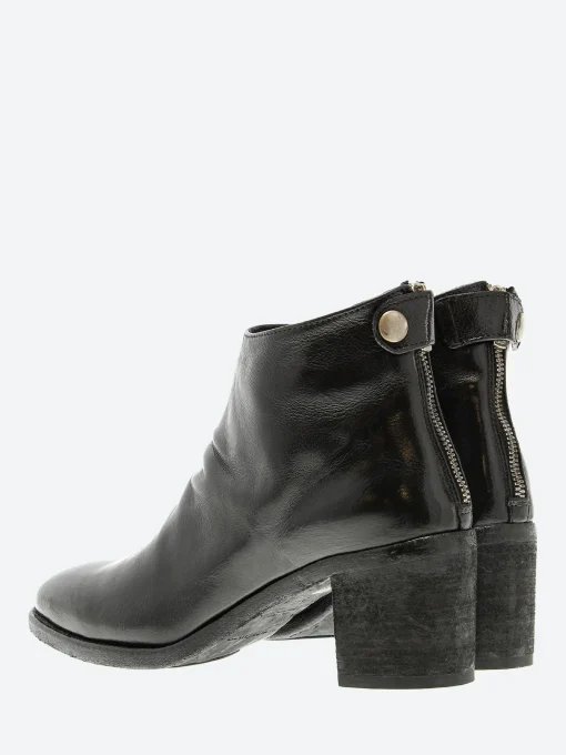 Clearance - Sarah 001 Zipped Ankle Boots in Nero Ignis Women Overalls & Jumpsuits | Heels