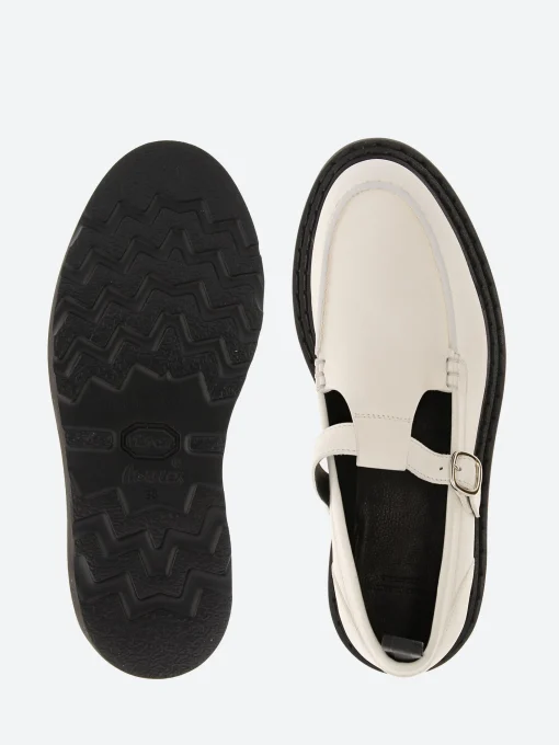 Best - Ulla 003 Mary-Jane Shoe in Bianco Buttero Women Shoes | Overalls & Jumpsuits