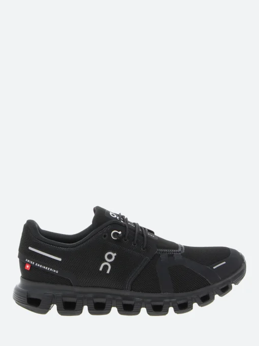 New - Women's Cloud 6 in Black and Black Women Sneakers