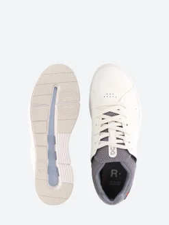 Online Running - Men's The Roger Advantage in White and Fossil Sneakers
