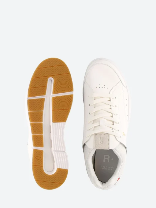 Best Running - Men's The Roger Centre Court in White and Gum Sneakers