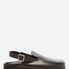Fashion Ozer in Nero Tcapo Slides | Shoes