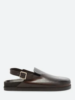 Fashion Ozer in Nero Tcapo Slides | Shoes