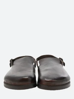Fashion Ozer in Nero Tcapo Slides | Shoes