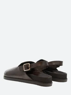 Fashion Ozer in Nero Tcapo Slides | Shoes