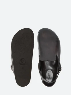 Fashion Ozer in Nero Tcapo Slides | Shoes