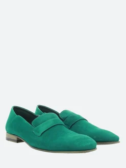 Hot - 17123B Flat Loafers in Smeraldo Talc Women Shoes | Loafers