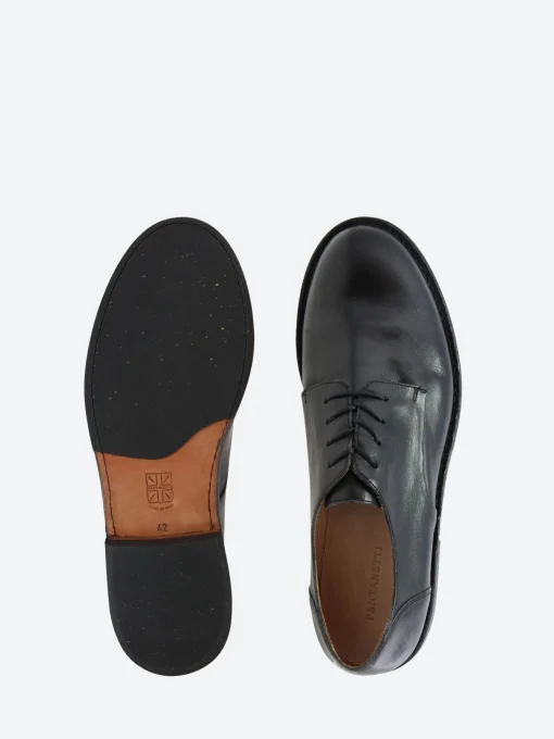 Clearance - 18503F Derby Shoes in Nero Sampei Shoes | Lace-Up Shoes