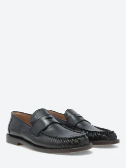 Sale - 18542F Penny Loafers in Nero Futh Shoes | Loafers