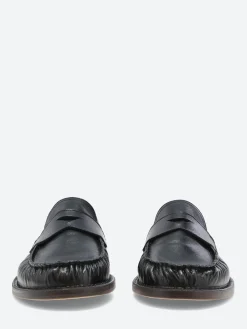 Sale - 18542F Penny Loafers in Nero Futh Shoes | Loafers