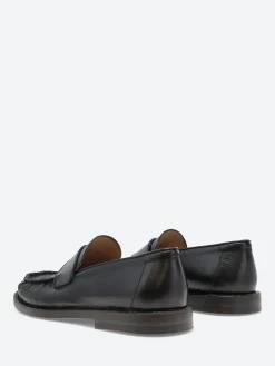 Sale - 18542F Penny Loafers in Nero Futh Shoes | Loafers