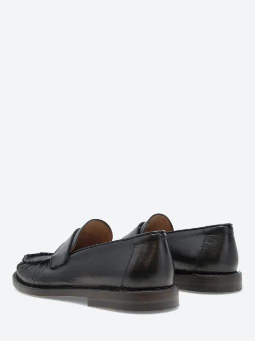 Sale - 18542F Penny Loafers in Nero Futh Shoes | Loafers