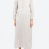 Clearance - Classic Crinkle Dress in Grey Women Dresses