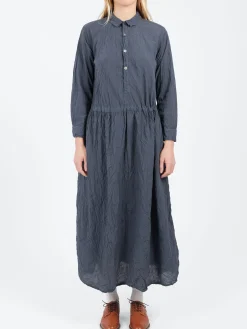 Outlet - Classic Crinkle Dress in Charcoal Women Overalls & Jumpsuits | Dresses