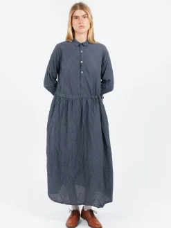 Outlet - Classic Crinkle Dress in Charcoal Women Overalls & Jumpsuits | Dresses
