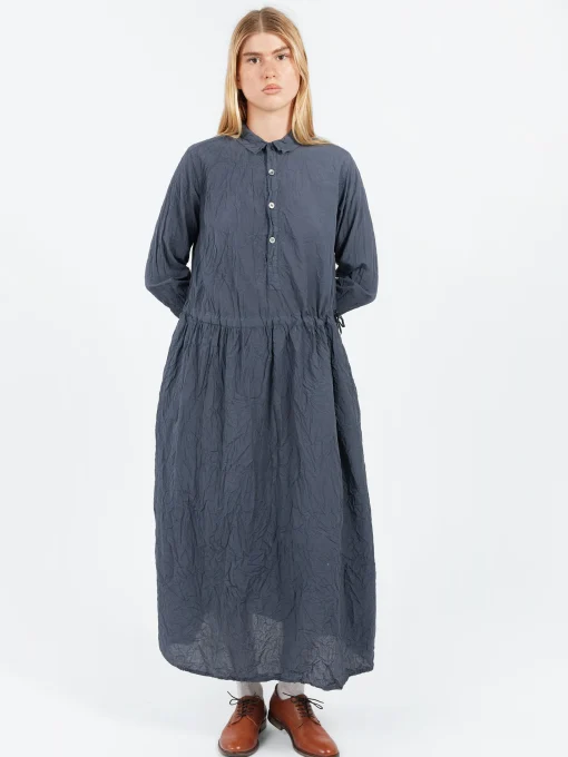 Outlet - Classic Crinkle Dress in Charcoal Women Overalls & Jumpsuits | Dresses