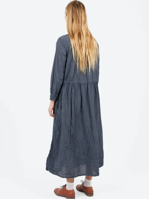 Outlet - Classic Crinkle Dress in Charcoal Women Overalls & Jumpsuits | Dresses