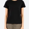 Discount - Crew Neck T-Shirt in Black Women Tops & Blouses | T-Shirts