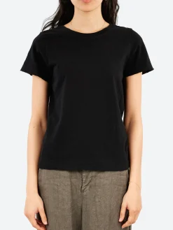 Discount - Crew Neck T-Shirt in Black Women Tops & Blouses | T-Shirts