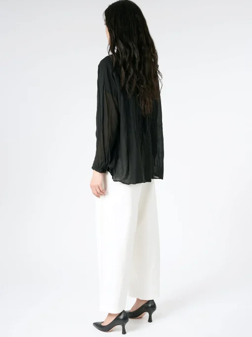 Sale - Crinkle Wine Dye Blouse in Women Tops & Blouses | Overalls & Jumpsuits