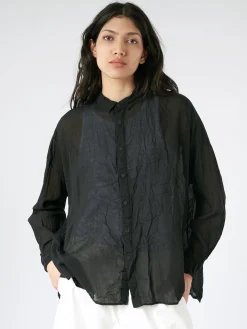 Sale - Crinkle Wine Dye Blouse in Women Tops & Blouses | Overalls & Jumpsuits