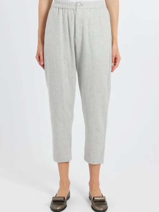 Fashion - Flannel Taper Pants in Women Pants