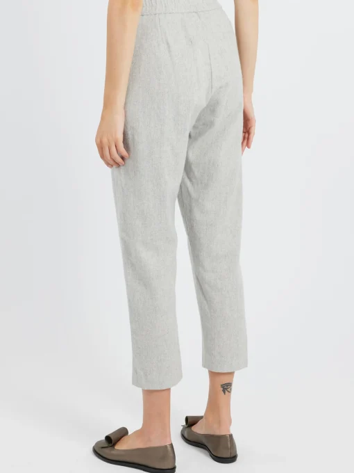 Fashion - Flannel Taper Pants in Women Pants