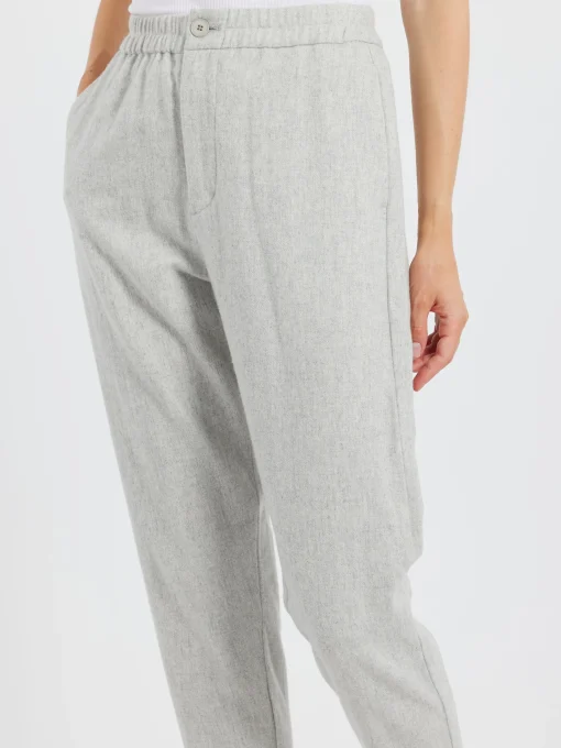 Fashion - Flannel Taper Pants in Women Pants