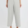 Fashion - Flannel Wide Pants in Women Pants | Overalls & Jumpsuits