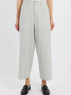 Fashion - Flannel Wide Pants in Women Pants | Overalls & Jumpsuits