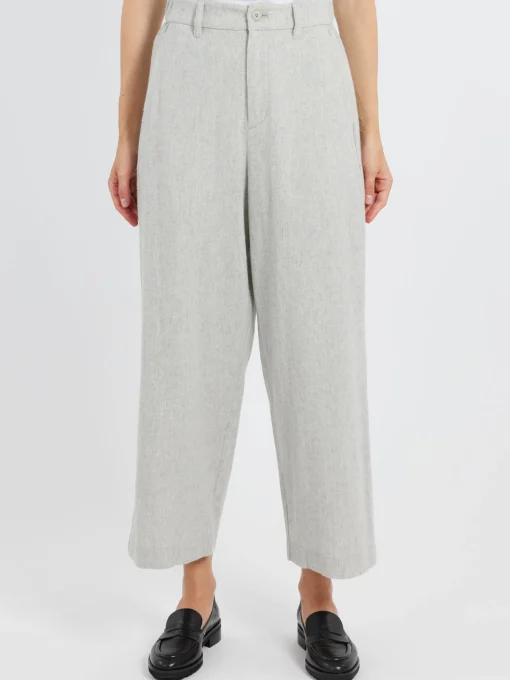 Fashion - Flannel Wide Pants in Women Pants | Overalls & Jumpsuits