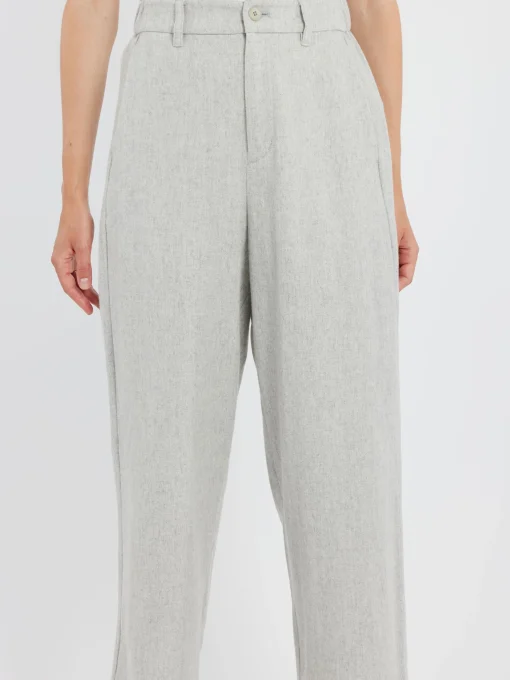 Fashion - Flannel Wide Pants in Women Pants | Overalls & Jumpsuits