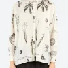 Best - Plant Growth Blouse in Ivory Women Tops & Blouses | Overalls & Jumpsuits