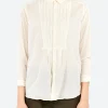 Sale - Random Pintuck Blouse in Natural Women Tops & Blouses | Button-Ups