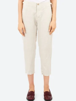 Outlet - Tapered Pants in Light Grey Women Pants