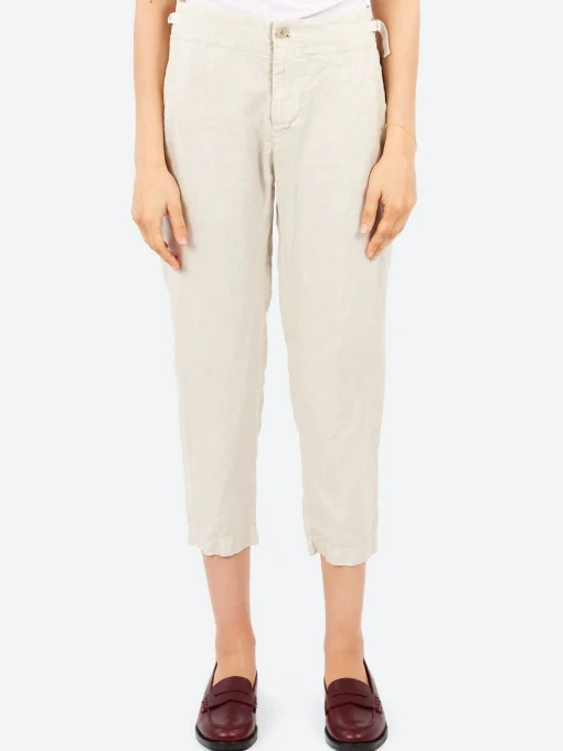 Outlet - Tapered Pants in Light Grey Women Pants