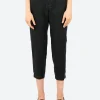 Outlet - Tapered Pants in Black Women Pants