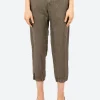 Clearance - Tapered Pants in Khaki Women Pants