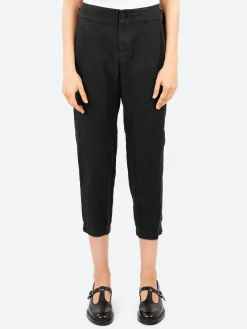 Outlet - Tapered Pants in Black Women Pants