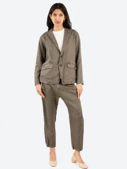Clearance - Tapered Pants in Khaki Women Pants