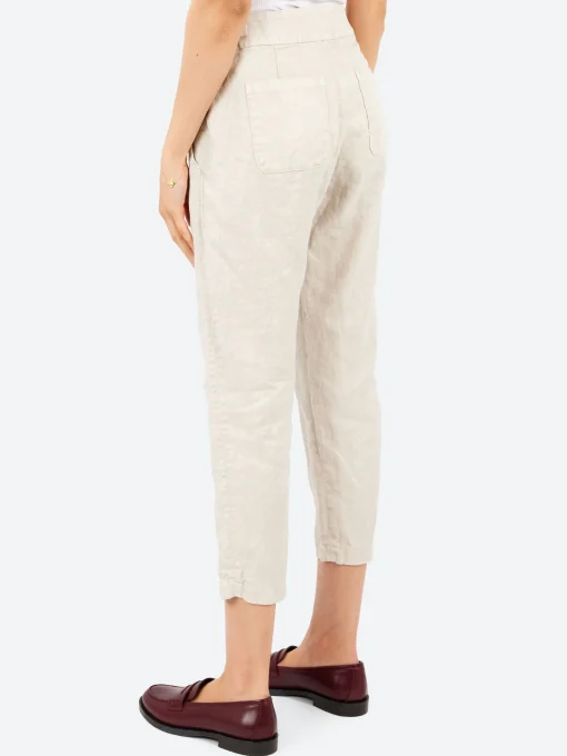 Outlet - Tapered Pants in Light Grey Women Pants