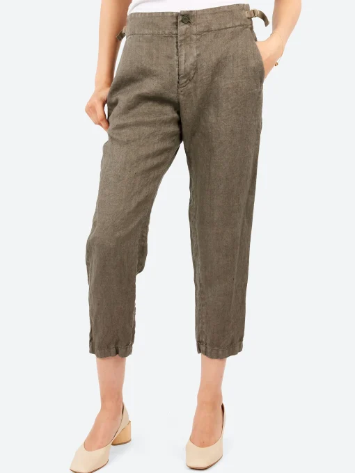 Clearance - Tapered Pants in Khaki Women Pants