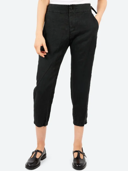 Outlet - Tapered Pants in Black Women Pants