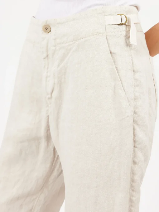 Outlet - Tapered Pants in Light Grey Women Pants