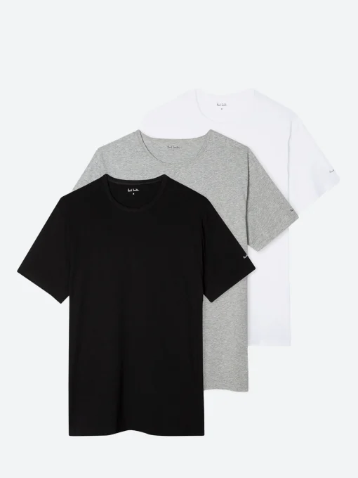 Online - 3 Pack Mix T-Shirt in Black, White and Grey T-Shirts