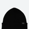 Online - Cashmere-Blend Ribbed Beanie Hat in Black Women Hats | Hats